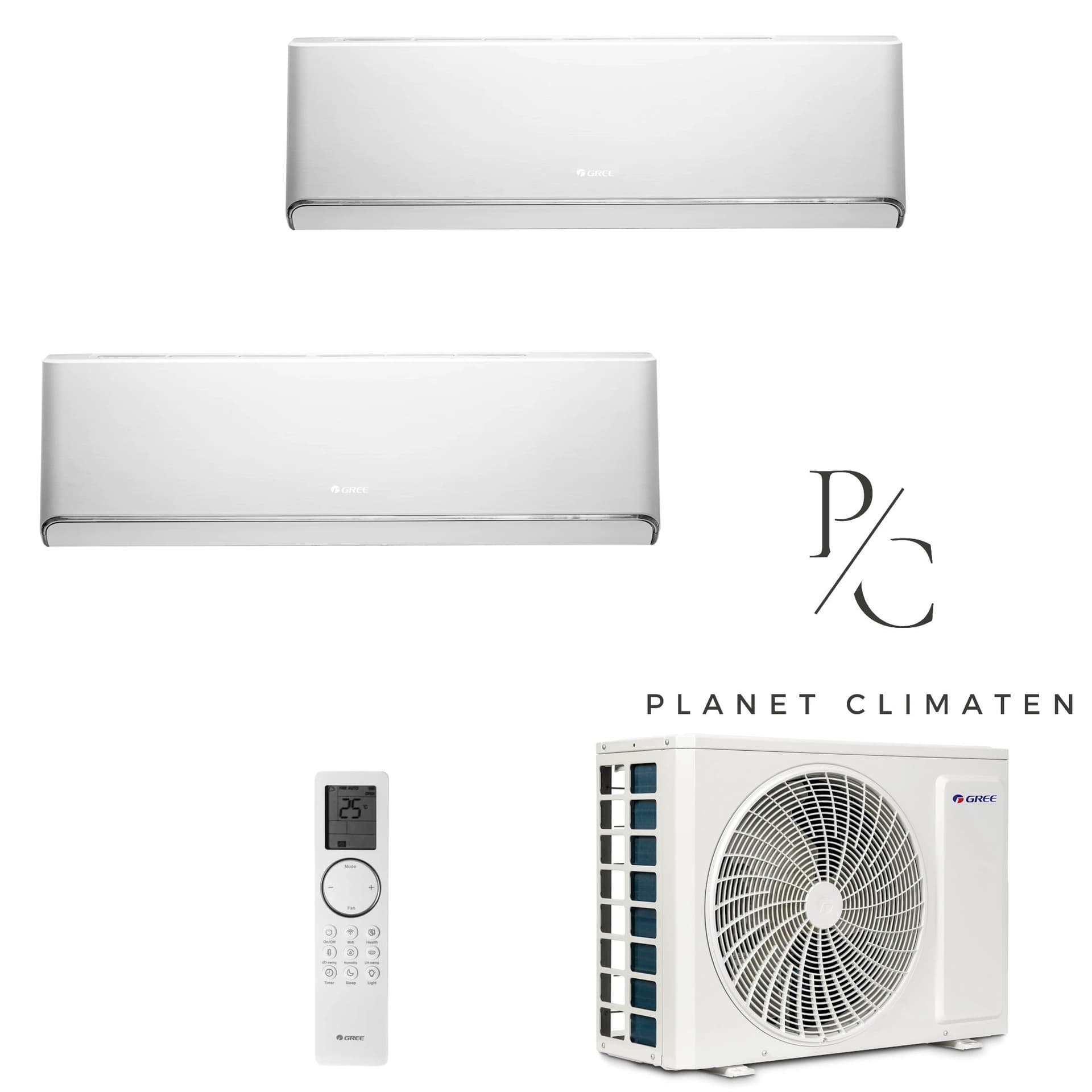 Klimatyzator multi-split Gree Airy biały GWHD(18) 5.3kW 2 jedn.