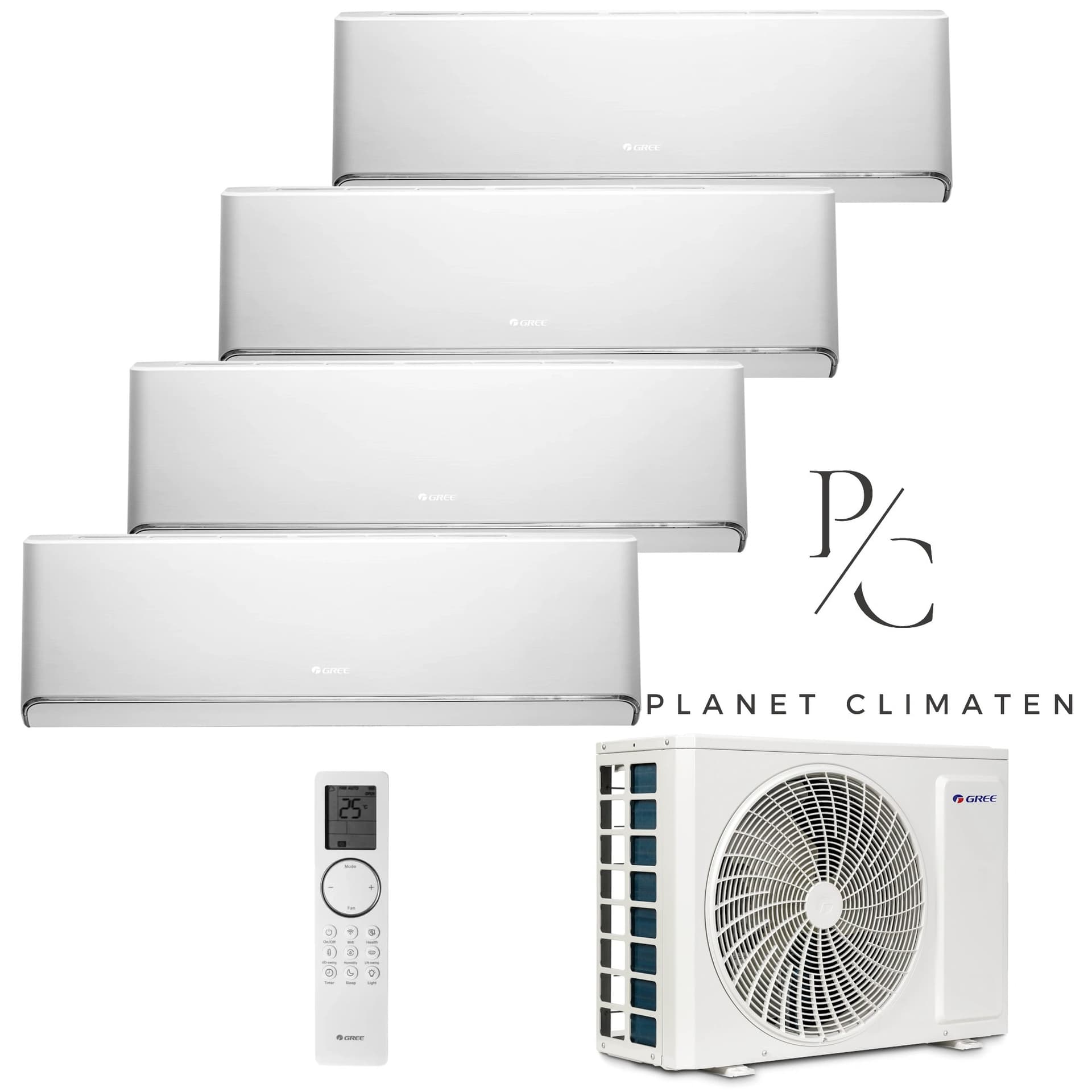 Klimatyzator multi-split Gree Airy biały GWHD(36) 10.6kW 4 jedn.